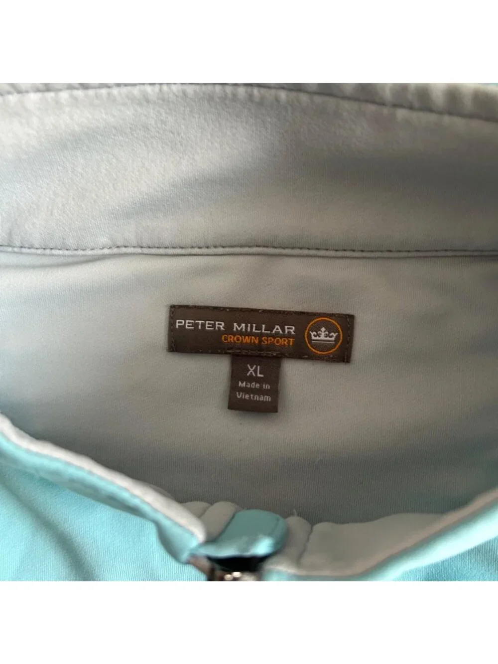 Peter Millar Men's Sz XL Crown Sport Quarter-Zip Pullover Stretch Long Sleeve